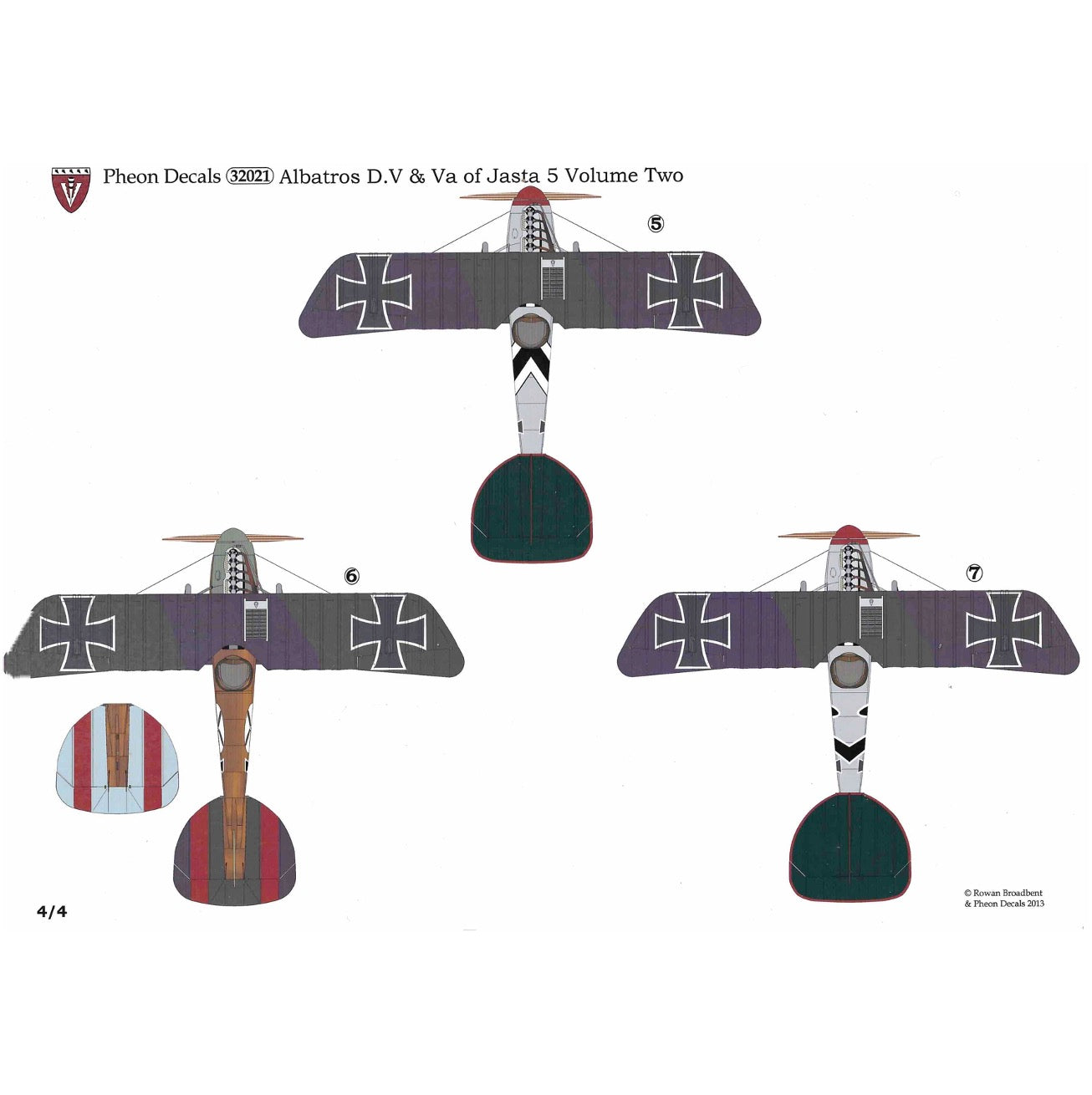 1/32 - Albatros D.V - Jasta 5 - Vol 2