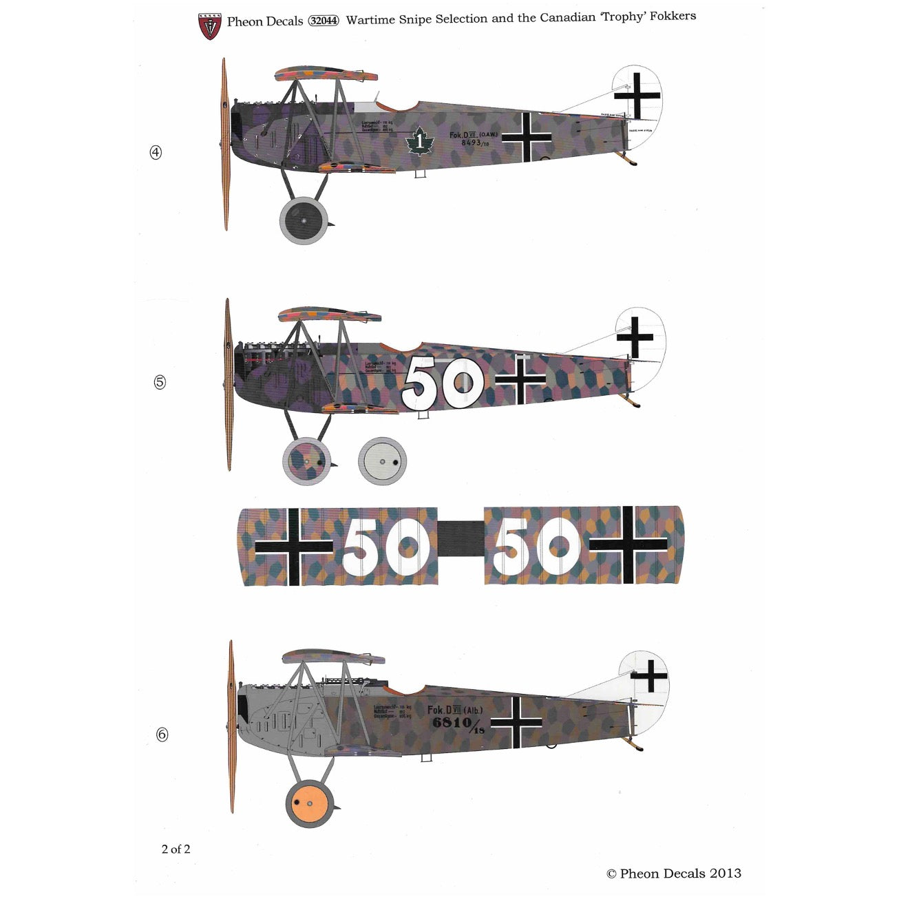 1/32 - Sopwith 7F.1 Snipe & Canadian Fokkers