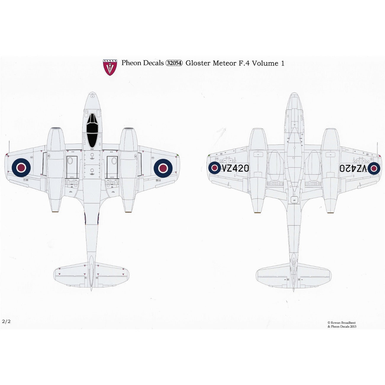 1/32 - RAF Gloster Meteor FMK4 Vol. 1