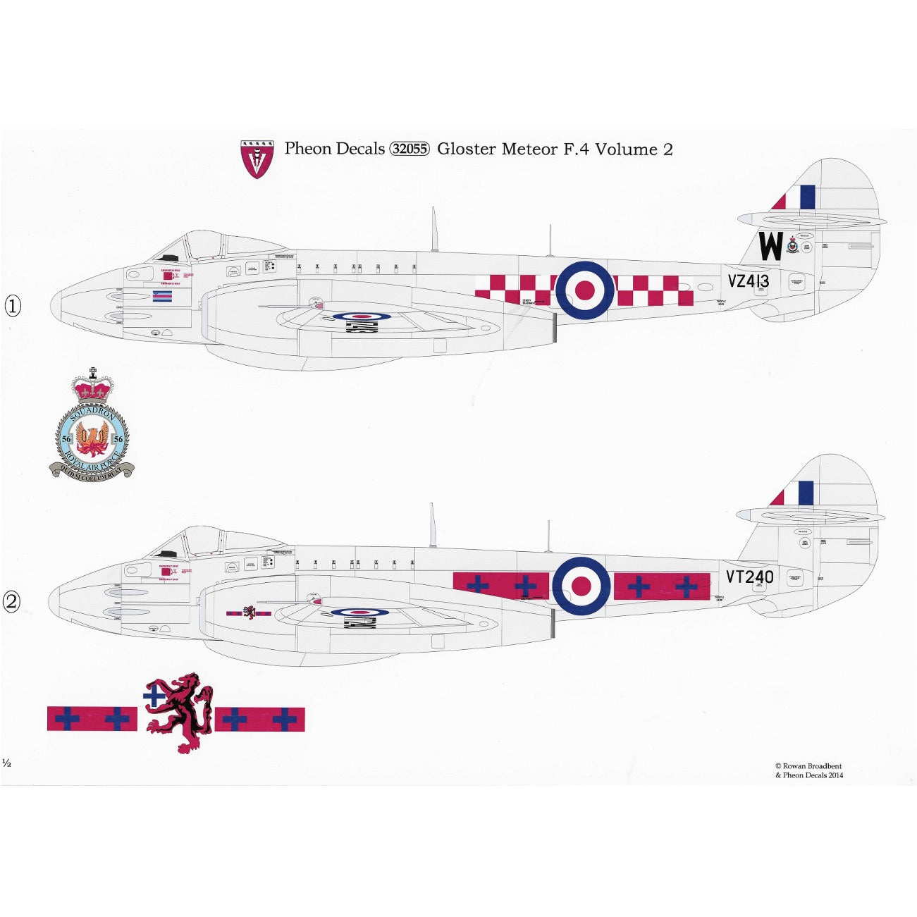 1/32 - RAF Gloster Meteor FMK4 Vol. 2
