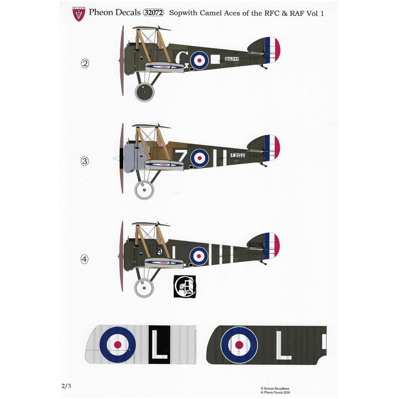 1/32 - Sopwith Camel Aces - RFC & RAF - Vol 1