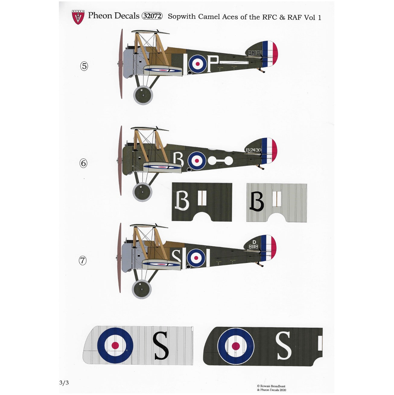 1/32 - Sopwith Camel Aces - RFC & RAF - Vol 1