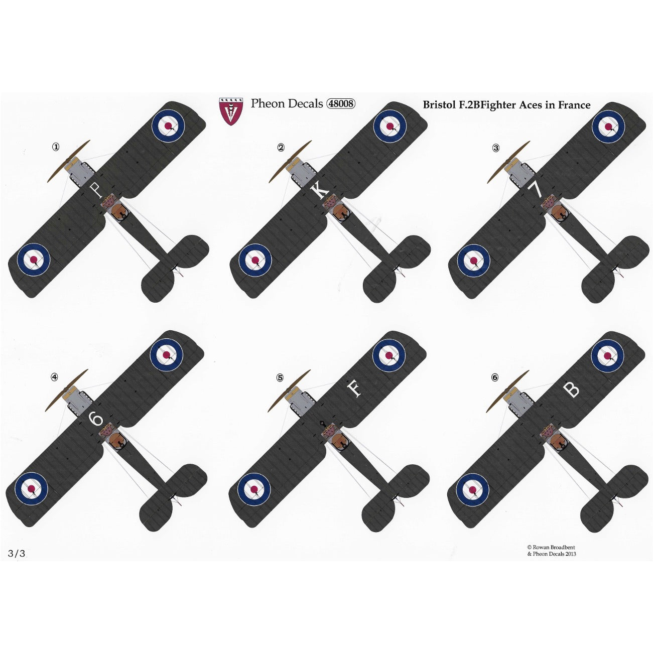 1/48 - Bristol F2B Fighter Western Front Aces