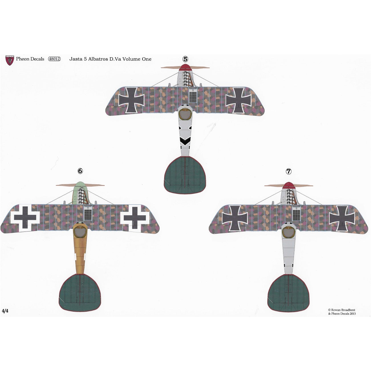 1/48 - Albatros D.V/Va - Jasta 5 - Vol 1