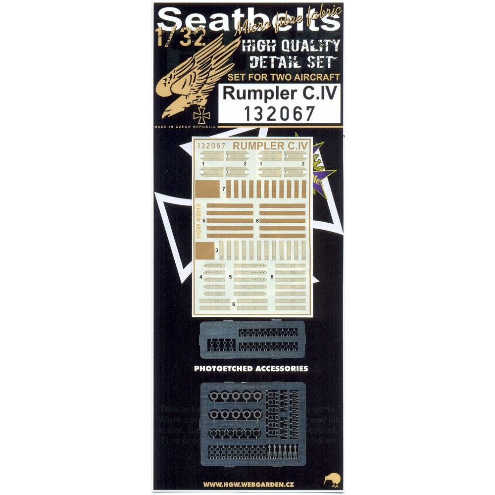 1/32 - Seatbelts - Rumpler C.IV