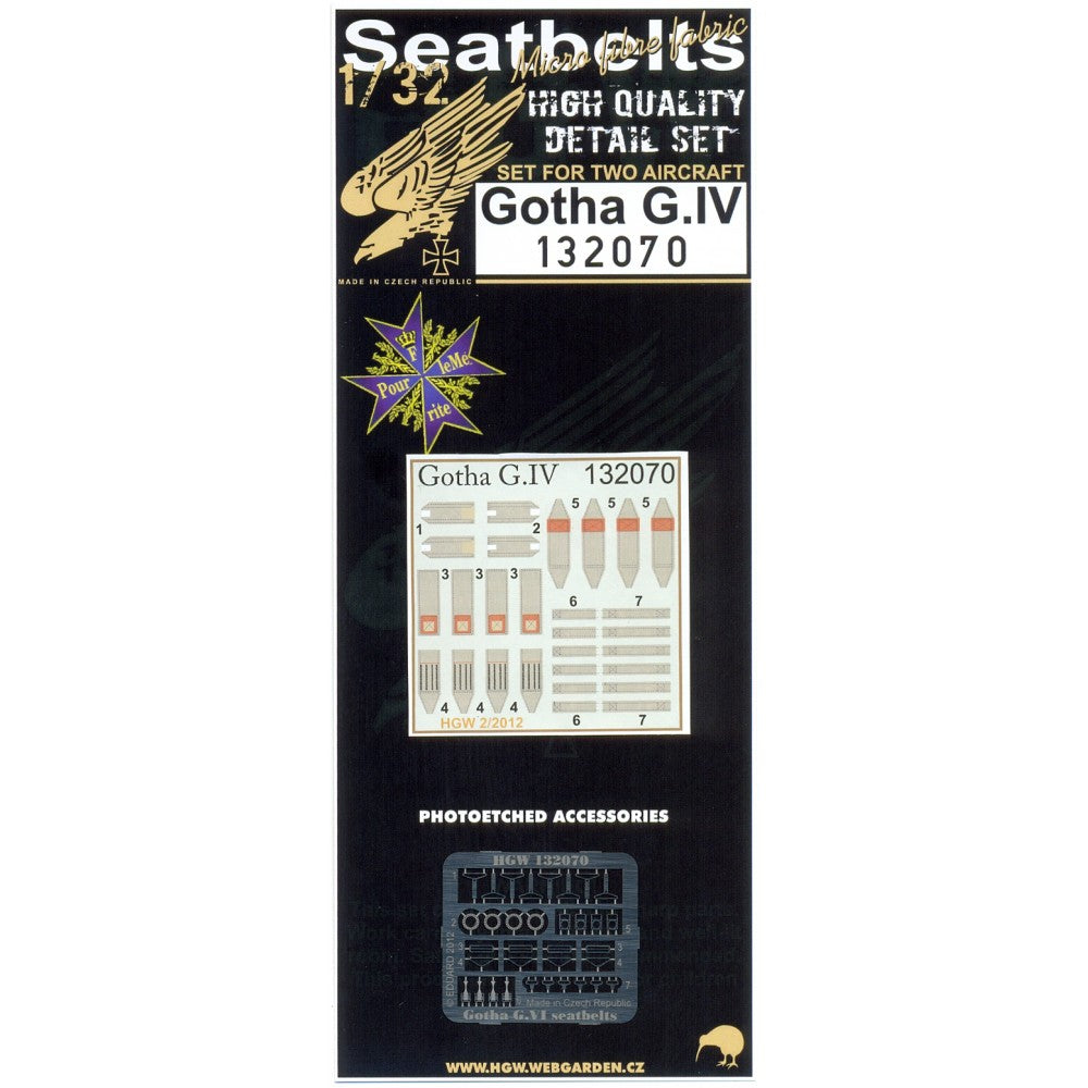 1/32 - Seatbelts - Gotha G.IV