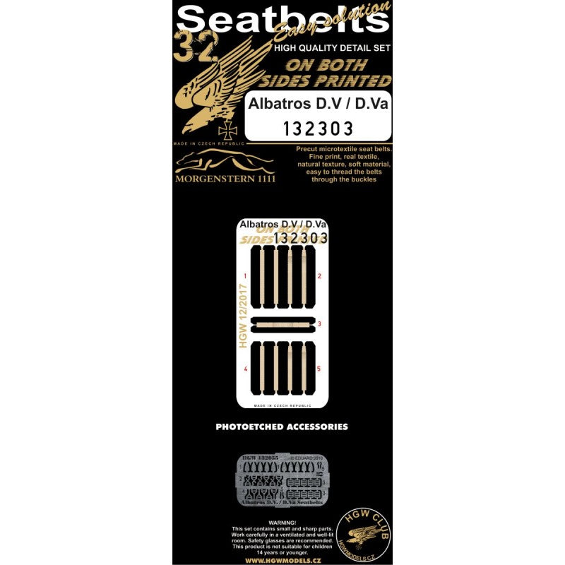 1/32 - Seatbelts - Albatros D.V(a) - Double-Sided