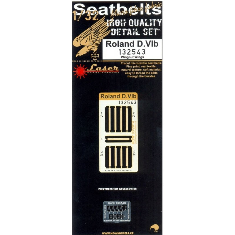 1/32 - Seatbelts - Roland D.VIb