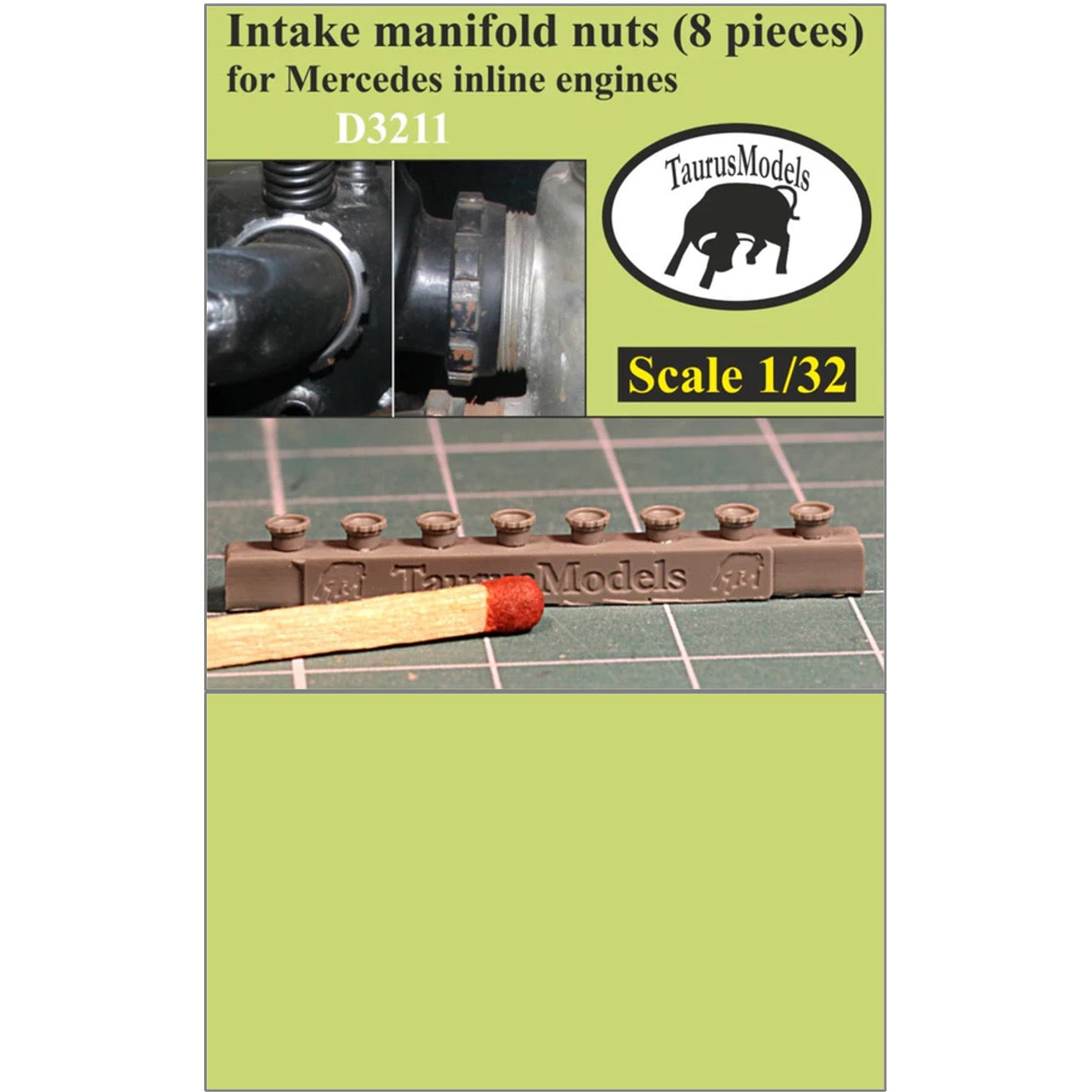 1/32 - Intake manifold nuts - German Inline Engines