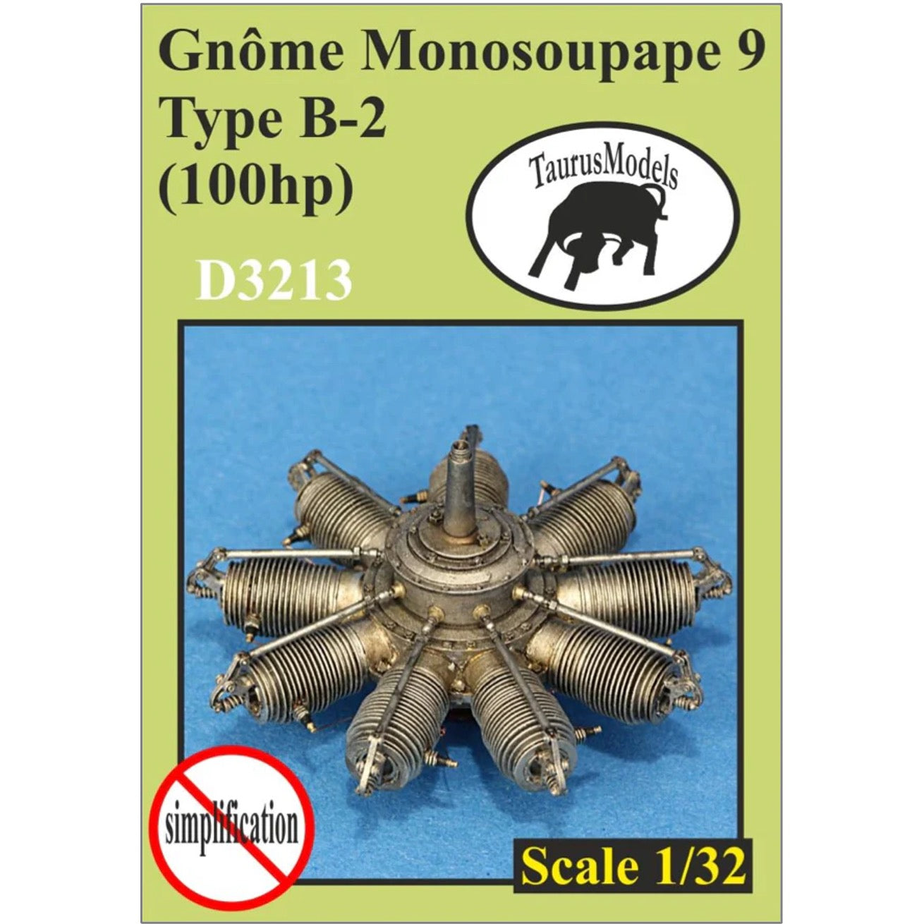 1/32 - Gnome Monosoupape 100 bhp - Rotary Engine