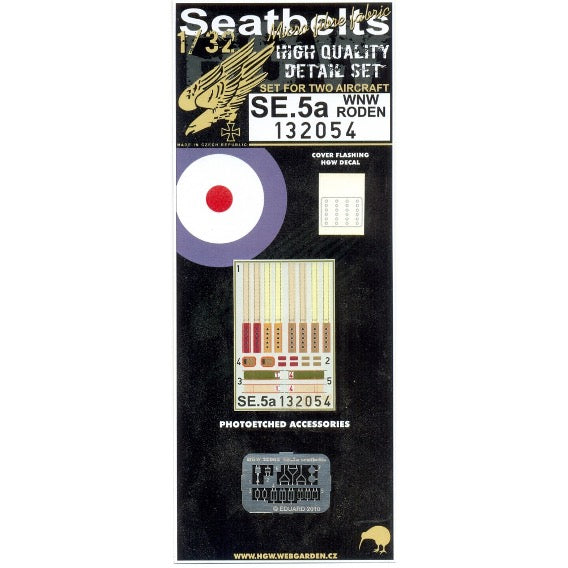 1/32 - Seatbelts - RAF Se.5a Hisso