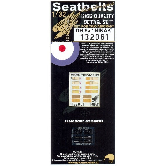 1/32 - Seatbelts - DH.9a Ninak