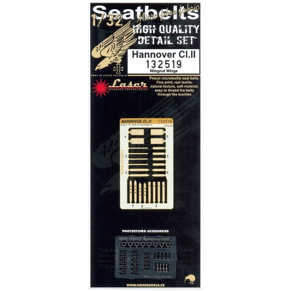 1/32 - Seatbelts - Hannover CL.II