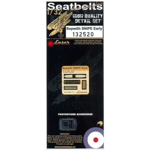 1/32 - Seatbelts - Sopwith Snipe Early
