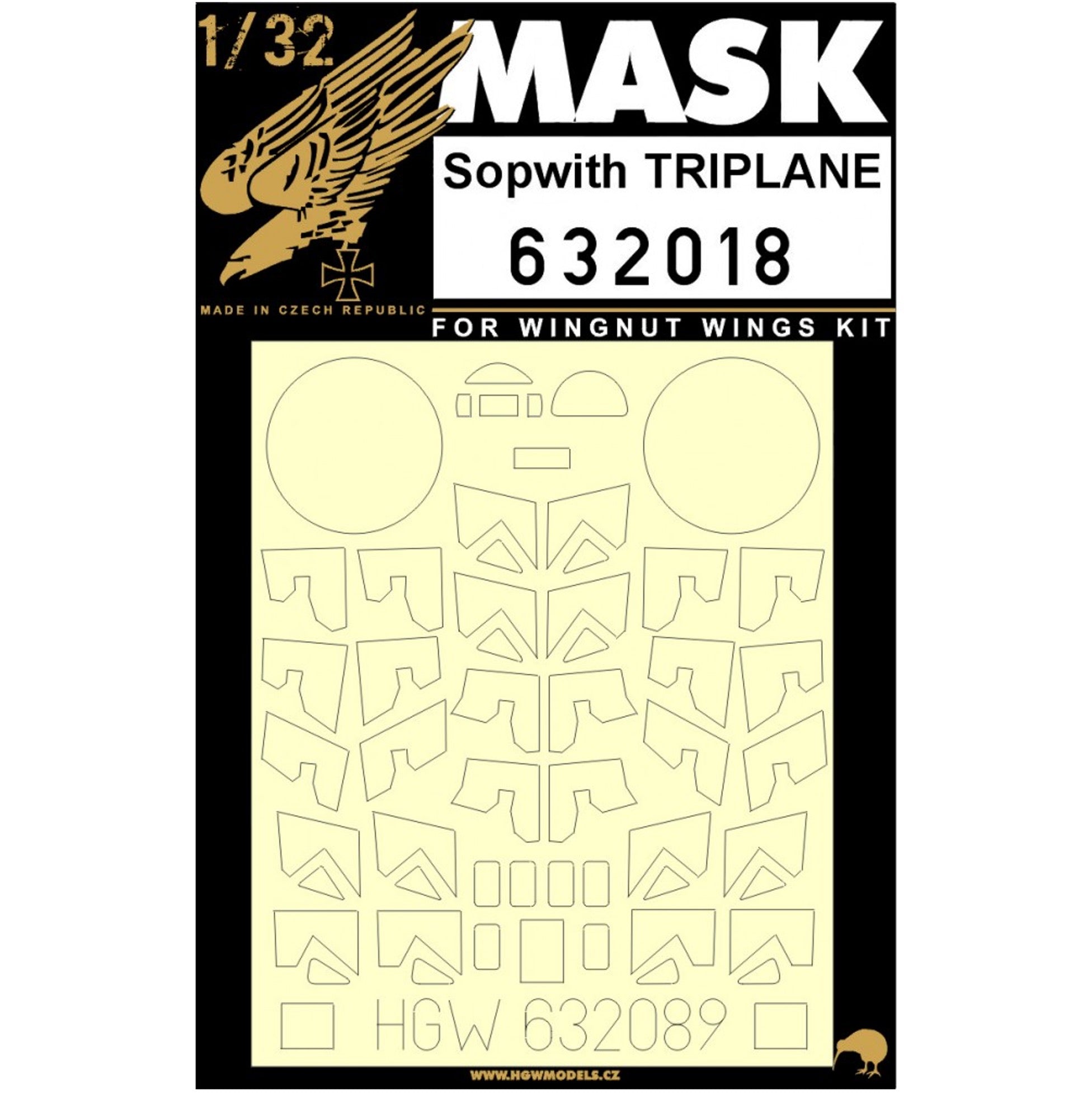 1/32 - Masks - Sopwith Triplane