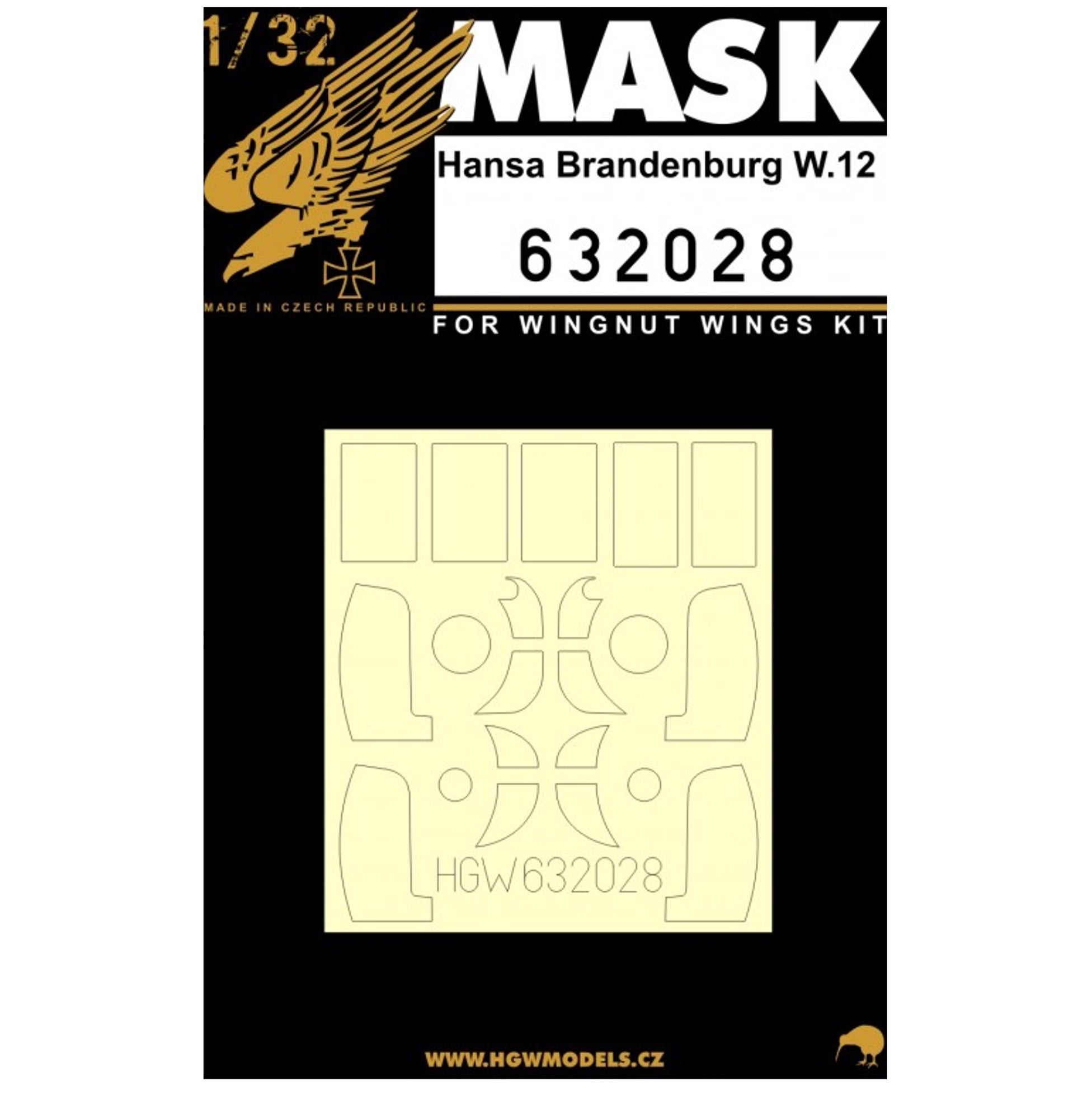 1/32 - Masks - Hansa-Brandenburg W.12